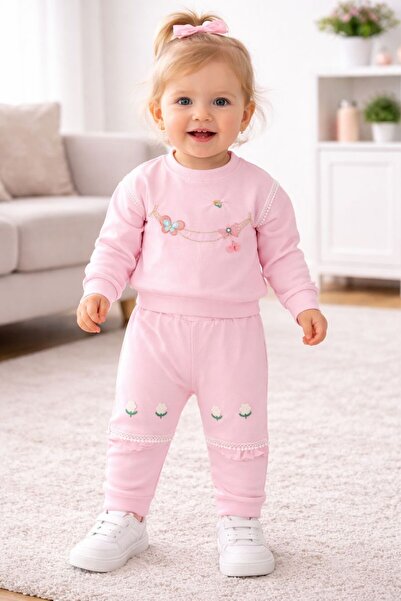 Sincap Baby Baby-Child Double Set 100% P Cotton Combed Cotton Fabric with Two...