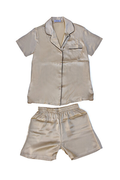 OEM Cream silk pajamas M