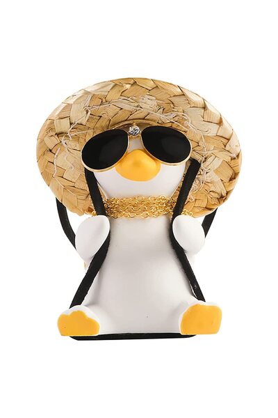 Arabest Swing Duck Car Pendant,Car Rear View Mirror Pendant Car Decoration,Mi...