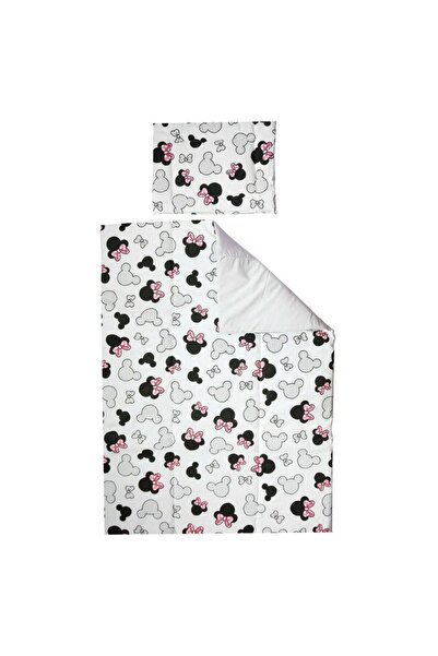 PRICHINDEL Bedding Set 2 Pieces, Prichindel, Minnie, Gray, 120x60cm