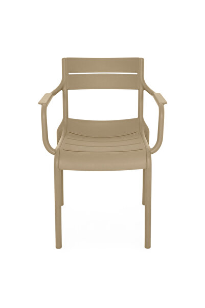 Maison Mex Scaun gradina/terasa CRUSOE L.54.5 l.58.5 H.81.8 bej