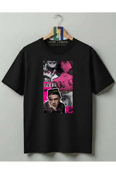 Grafftee Clothing Tricou unisex Lil Peep Hellboy cu design special cu imprime...