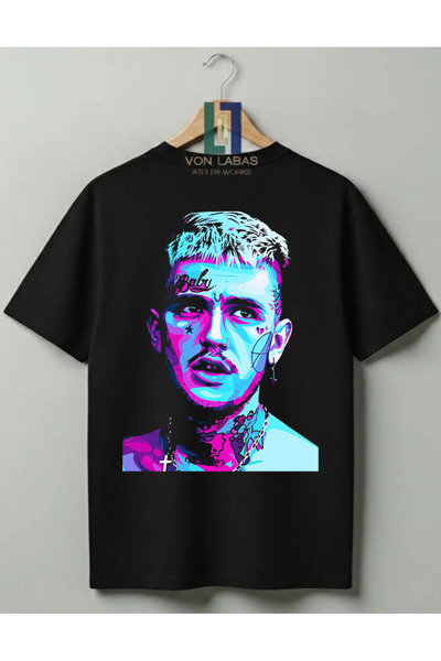 Grafftee Clothing Tricou unisex Lil Peep Hellboy cu design special cu imprime...