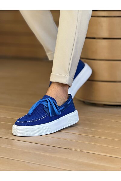 TEET Mn2602 - Knitwear Men's Shoes Blue