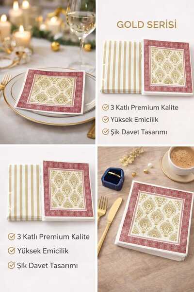 CKM silikon Suna K Signature Collection – Premium Patterned 2-Piece Napkin