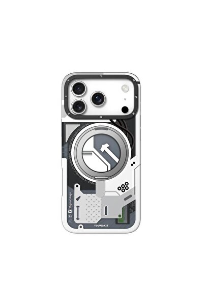 Youngkit iPhone 17 Pro Max STARSHIP Series White Color Back Case Magsafe 360°...