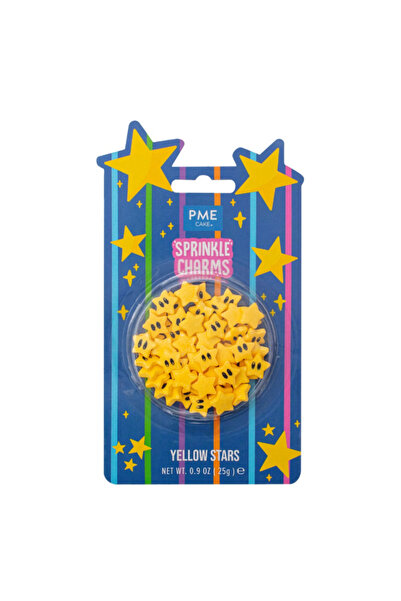 PME Yellow Stars Sprinkle Mix, 25g -