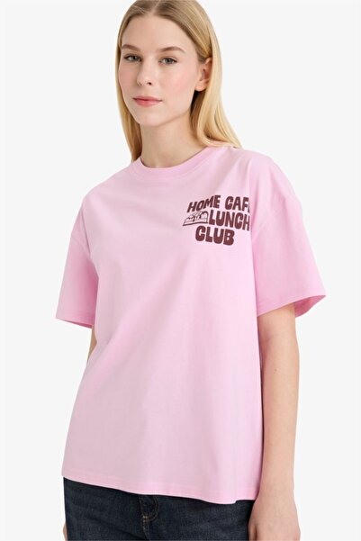 DeFacto Oversıze Sırt Baskılı Tişört G2510AX26SP