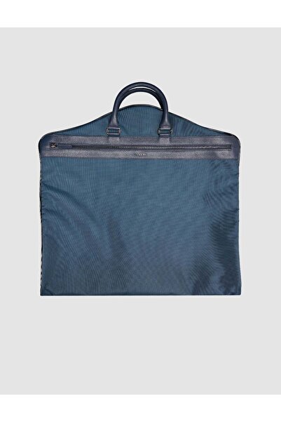 Cabani Genuine Leather Detailed Suit Carrying Bag Bag Pcs Navy Blue (Garment ...