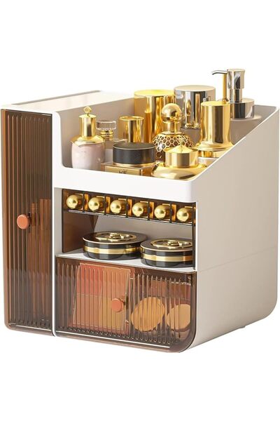 Arabest Makeup Organizer, Large Cosmetics Display Case, Large Capacity Skinca...