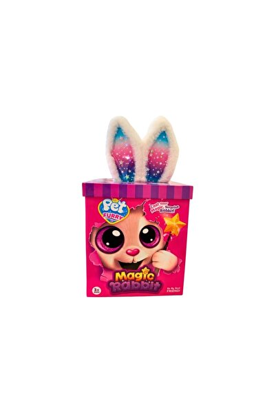 OEM Iepuras interactiv Magic Bunny, set cu cutie, 19x17cm, alb