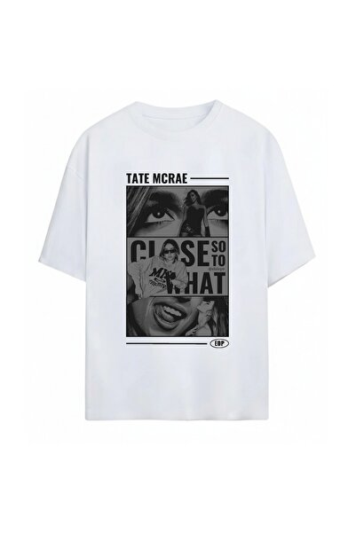 SVART WEAR Tate McRae unisex majica prevelikog kroja od 100% pamuka