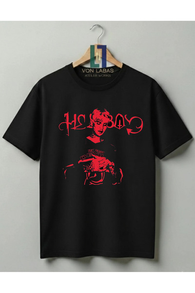 Grafftee Clothing Tricou unisex Lil Peep Hellboy cu design special cu imprime...