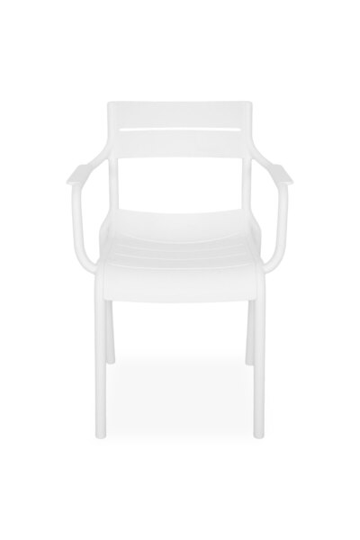 Maison Mex Garden/terrace chair CRUSOE L.54.5 l.58.5 H.81.8 white