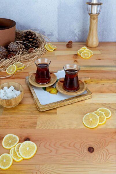Atbyhome Bambum Kangura - Mango Ağacından Kare Tepsi Limon Küçük