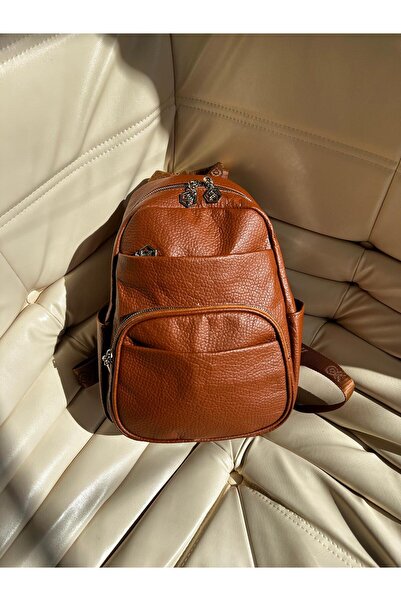 minebag Γυναικείο σακίδιο πλάτης Multi-Eye Holly Τσάντα Tan