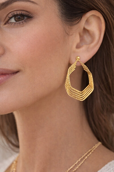 Bidüğüm Elegant Steel Earrings That Reflect Your Strength |   Anti-Tarnish & ...