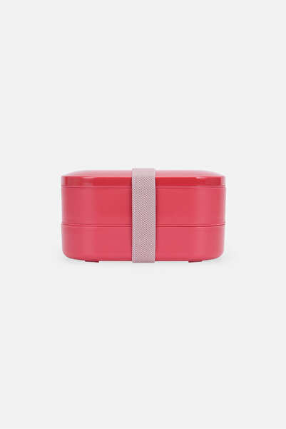 Muy Mucho Double Lunch Box, Red