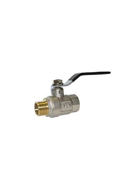 TIEMME Robinet cu bilă pentru apă Mistral M/F 3/4" cu mâner negru cu pârghie