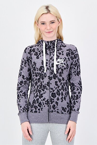 Nike Women Standard Fit Long Sleeve Outdoor Hoodie, Multicolor