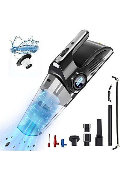 Arabest Car Vacuum Cleaner, 4-in-1 Tire Inflator Portable Air Compressor with...