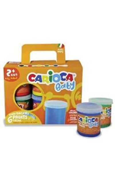carioca Bebek Parmak Boyası 6 Lı 6x80 Süper Yıkanabilir