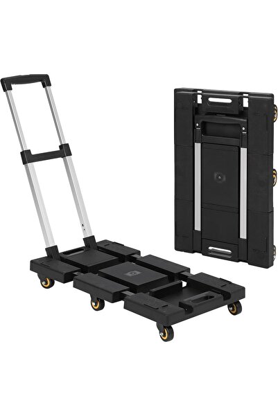 Garvee Aluminum Mini Hand Truck, 100KG Load, Foldable with Steel Base, Portab...