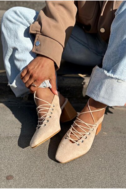 I Love Shoes Γιορέλα Παπούτσια με τακούνι Μπεζ Σουέντ