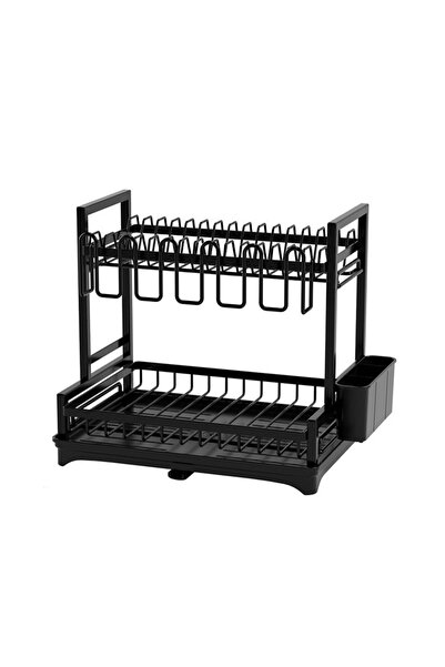 ECARLA Στεγνωτήριο πιάτων, 2 επίπεδα, Ecarla, 42×30×38 cm, SU06CZ