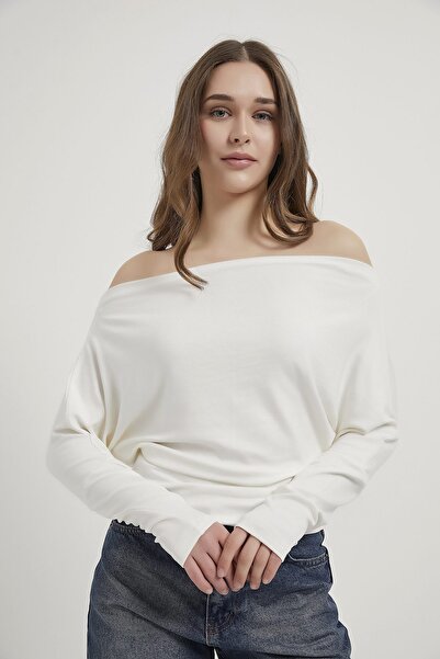 Arma Life ARMALIFE 6892 ΓΥΝΑΙΚΕΙΑ ΜΠΛΟΥΖΑ ΜΕ ΑΝΟΙΧΤΟ ΏΜΟ, ΜΑΛΑΚΗ