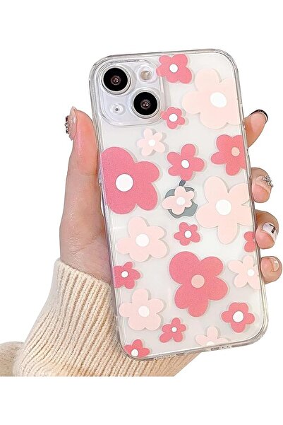 Arabest تصميم زهور شفاف لطيف للفتيات والسيدات، مصنوع من مادة TPU ناعمة مقاومة...