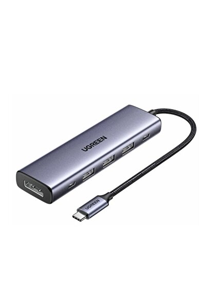 Ugreen Stație de andocare Type-C, USB, DisplayPort, 5Gbps, PD 3.0, 100W, 4K@6...