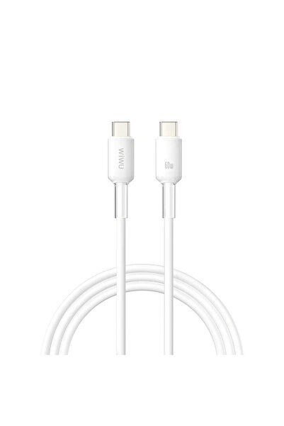 WIWU WI-C063 NeoLink 60W Series Silicon Type-C to Type-C Cable 2m - White