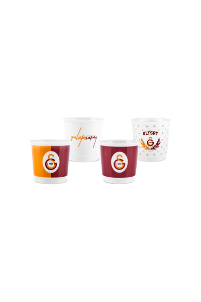 Karaca x Galatasaray 4 Kişilik Espresso Fincan Seti 90 ml