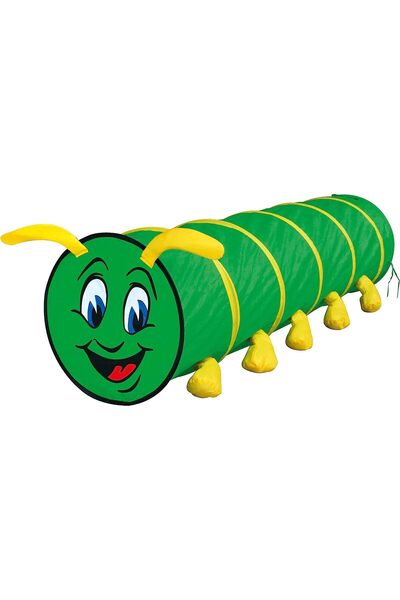 Bino Play tunnel, Merry Caterpillar, green, 180 cm