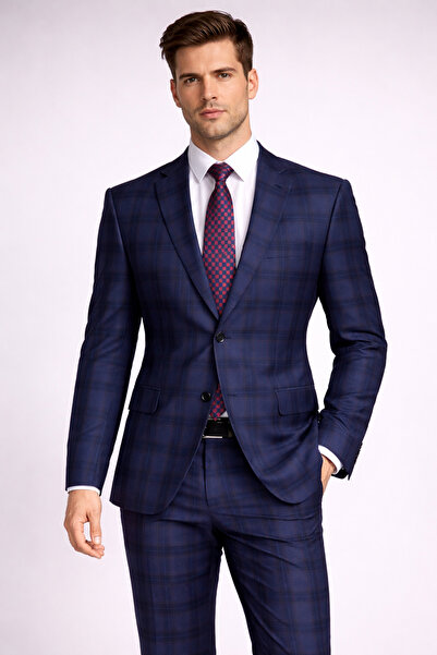 CARLIONE Erkek Regular Fit Klasik Takım Elbise – Premium Kumaş, Modern ve Şık...
