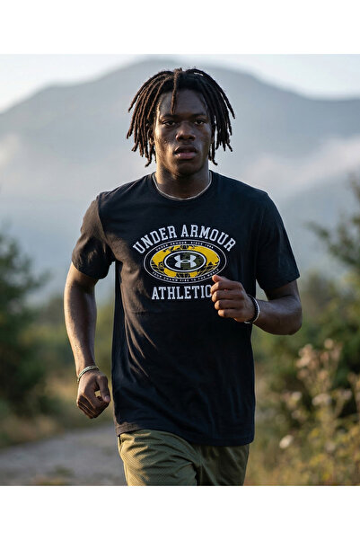 Under Armour Ua m 60/40s armor globe ss men's daily t-shirt black