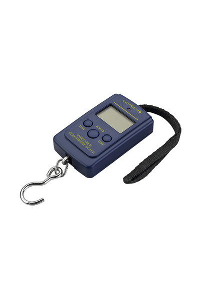 Lawazim ميزان إلكتروني معلق باللون الأزرق الداكن - ميزان أمتعة رقمي محمول بشا...