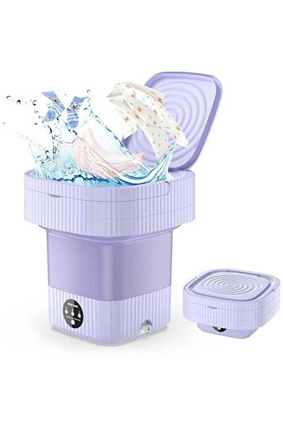 Arabest Portable Washing Machine,10 L Folding Mini Washer with 3 Modes Deep C...