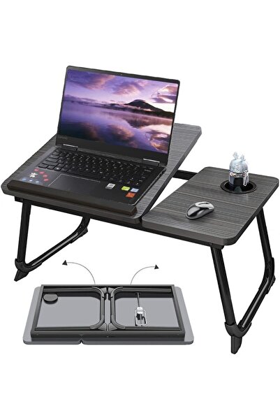 Arabest طاولة كمبيوتر محمول قابلة للطي، مانع للانزلاق للأجهزة اللوحية، مناسبة...