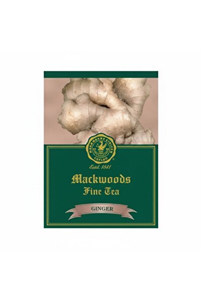 Mackwoods Tea شاي أسود لذيذ بنكهة الزنجبيل، من مزرعة مفرد ، في 25 كيس شاي مغل...