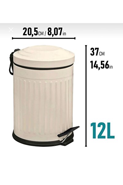 MİEN metal çop kova