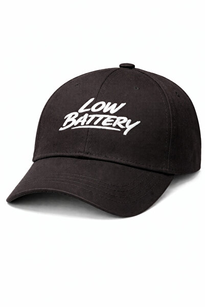 ZERAMİNE Șapcă de baseball unisex cu broderie Low Battery – Șapcă sport regla...