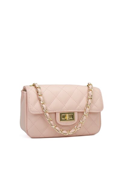 Posete Fagaras Baby Ruby Leather Purse - Pink, Casual Bag Made of Genuine Lea...