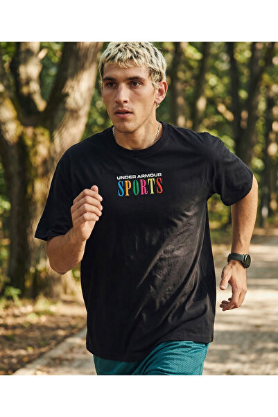 Under Armour Ua m hwt sports ss men's casual t-shirt black