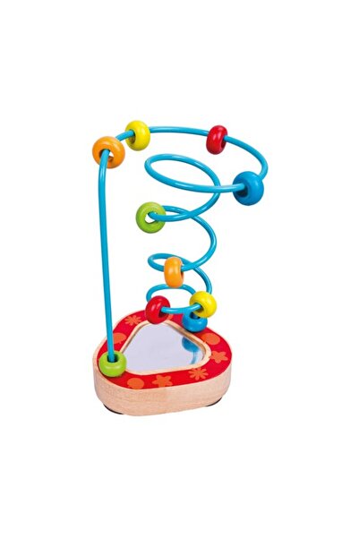 Bino Wooden toy with mirror, Ball maze, 9,5x15,5x9,5 cm