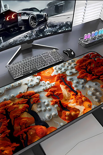 Charmbi لوحة ماوس ألعاب Sonbahar Valley ProControl مقاس 30x70، لوحة ماوس للأل...