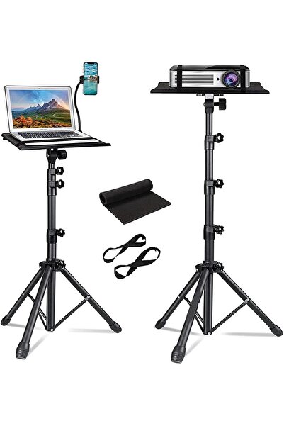 Arabest Projector Tripod Stand, Adjustable Height,Computer DJ Racks Mount Hol...