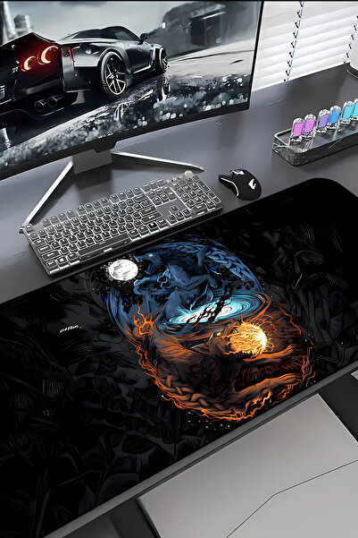 Charmbi Dragons of Chaos Procontrol Mouse Pad 30X70 Gaming Mousepad Non-Slip ...