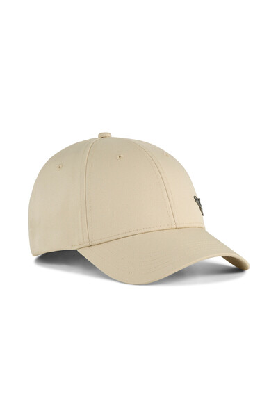 Puma Unisex Adults Essentials Metal Cat Baseball Cap - Beige